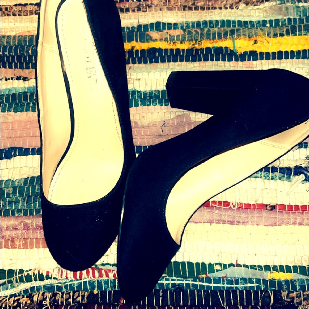 JustFab Classic Black Heels Sz 8